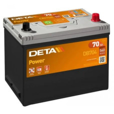 Akumulators DETA Power DB704 70AH 540A  15